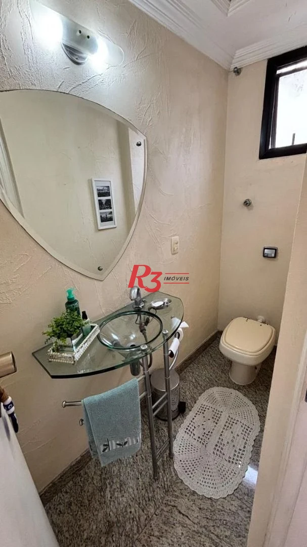 Apartamento com 3 dormitórios à venda, 214 m² por R$ 1.150.000,00 - Gonzaga - Santos/SP