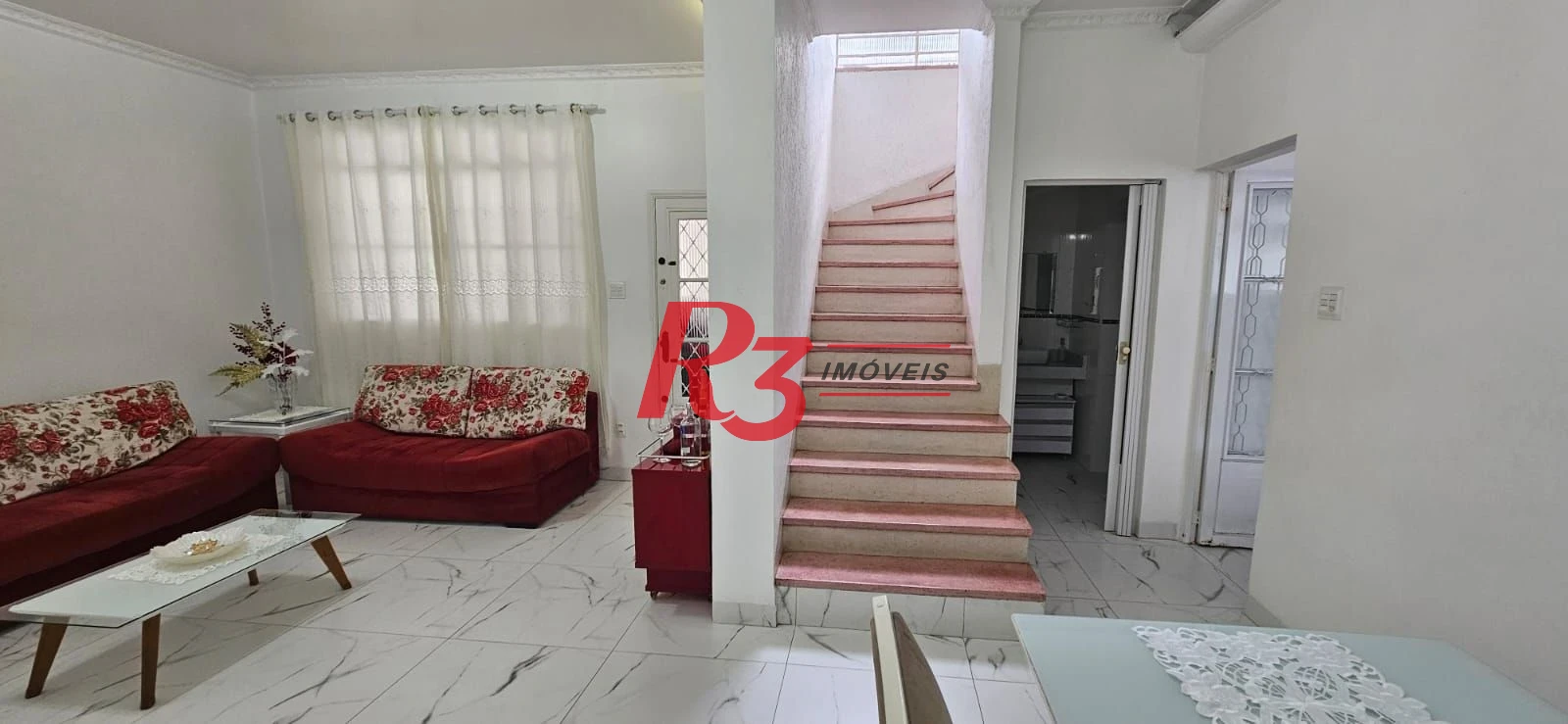 Sobrado com 3 dormitórios para alugar, 146 m² por R$ 10.500,00/mês - Encruzilhada - Santos/SP