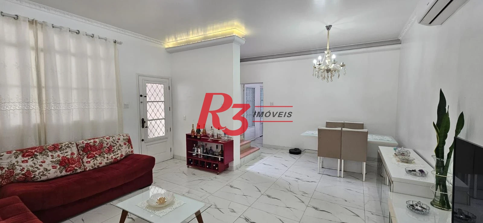 Sobrado com 3 dormitórios para alugar, 146 m² por R$ 10.500,00/mês - Encruzilhada - Santos/SP