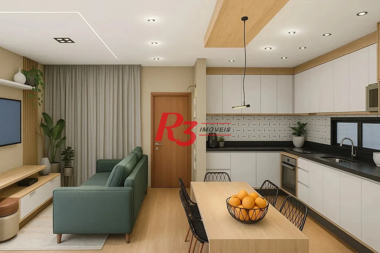 Casa com 3 dormitórios à venda, 145 m² por R$ 905.000,00 - Marapé - Santos/SP