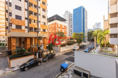 Apartamento com 2 dormitórios para alugar, 85 m² por R$ 4.500,00/mês - José Menino - Santos/SP