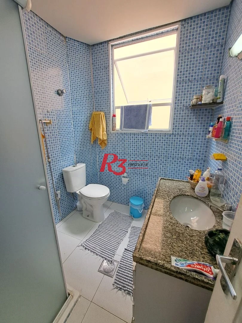Apartamento com 2 dormitórios à venda, 70 m² por R$ 390.000,00 - Embaré - Santos/SP