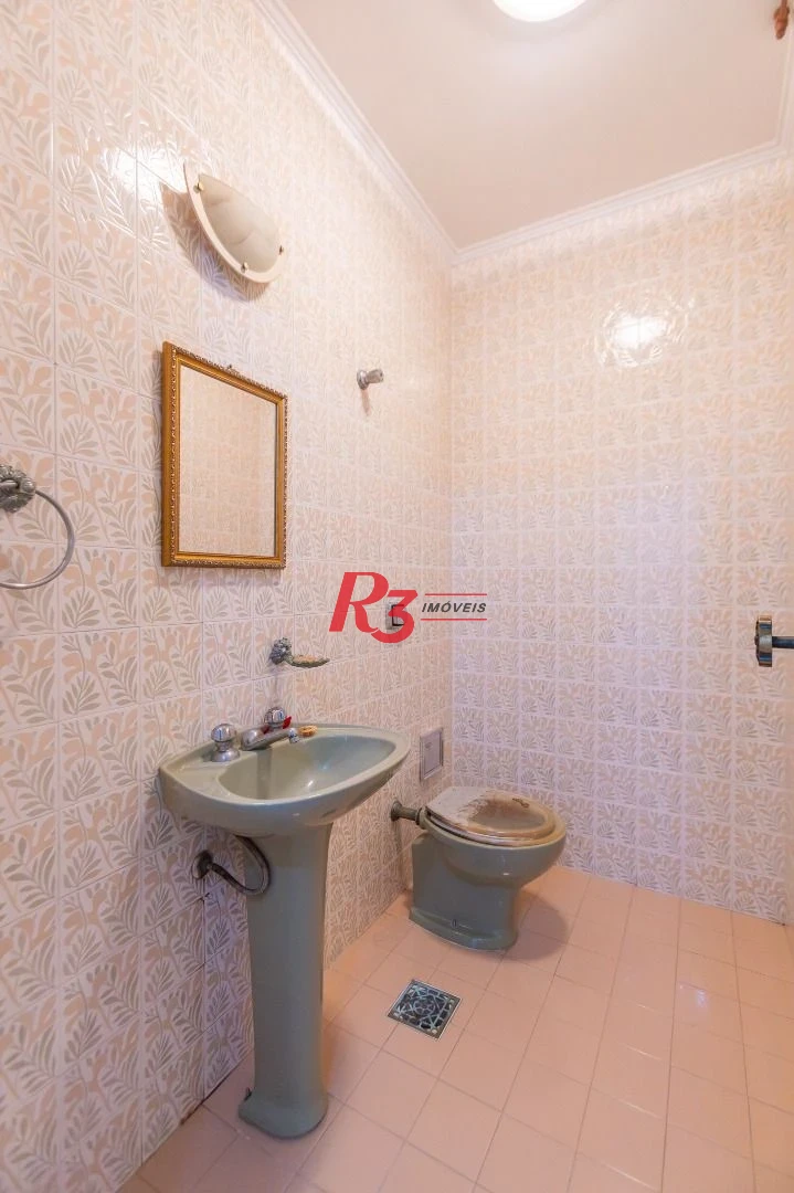 Apartamento com 3 dormitórios para alugar, 194 m² por R$ 7.900,00/mês - Embaré - Santos/SP