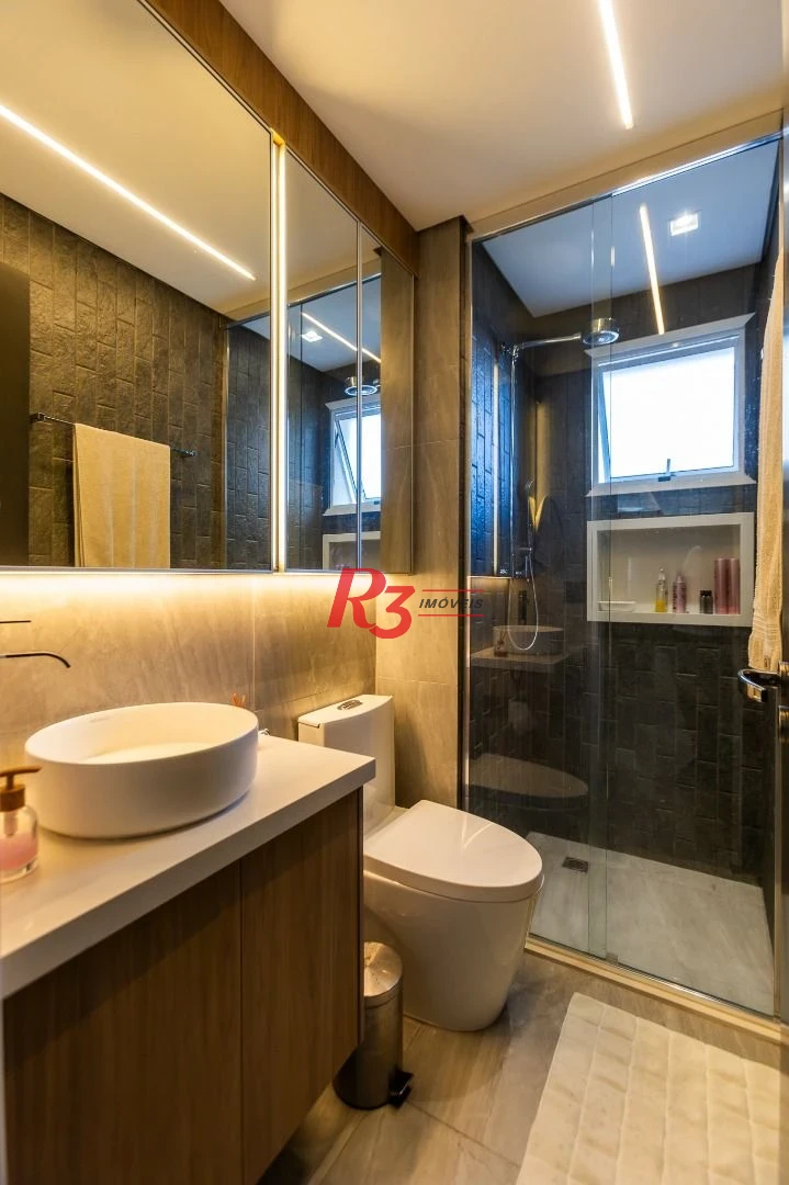 Apartamento com 2 dormitórios à venda, 84 m² por R$ 899.000,00 - Marapé - Santos/SP