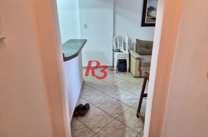 Apartamento com 1 dormitório à venda, 46 m² por R$ 475.000,00 - Embaré - Santos/SP