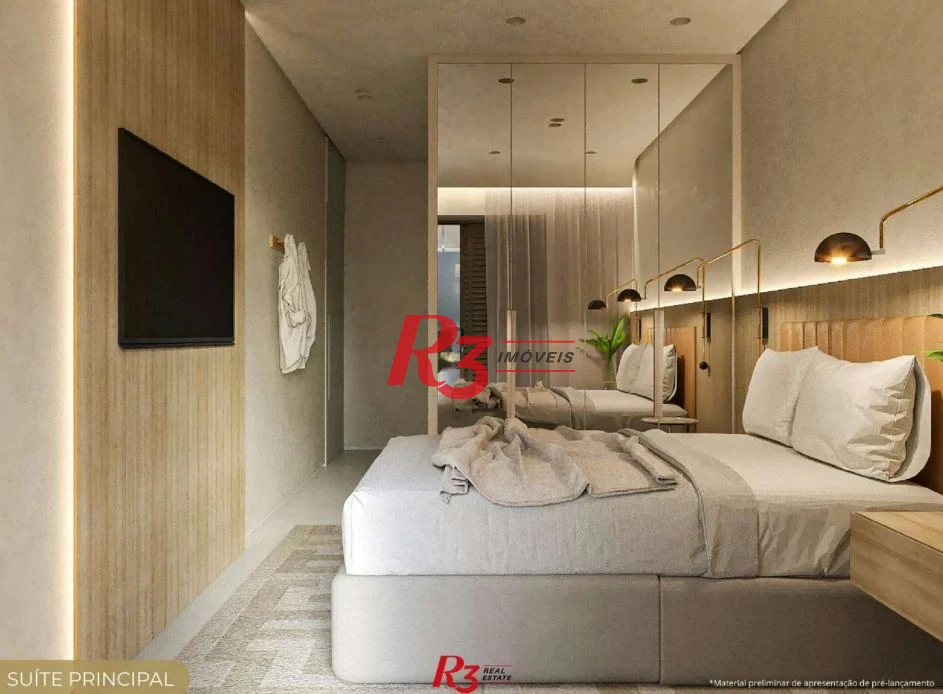 Apartamento com 2 dormitórios à venda, 89 m² por R$ 1.170.000,00 - Marapé - Santos/SP