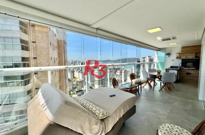 Apartamento à venda, 110 m² por R$ 2.200.000,00 - Gonzaga - Santos/SP