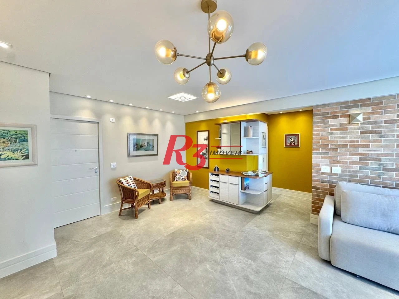 Apartamento à venda, 110 m² por R$ 2.200.000,00 - Gonzaga - Santos/SP