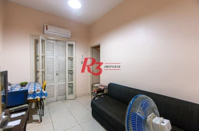 Apartamento com 1 dormitório à venda, 42 m² por R$ 300.000,00 - Boqueirão - Santos/SP