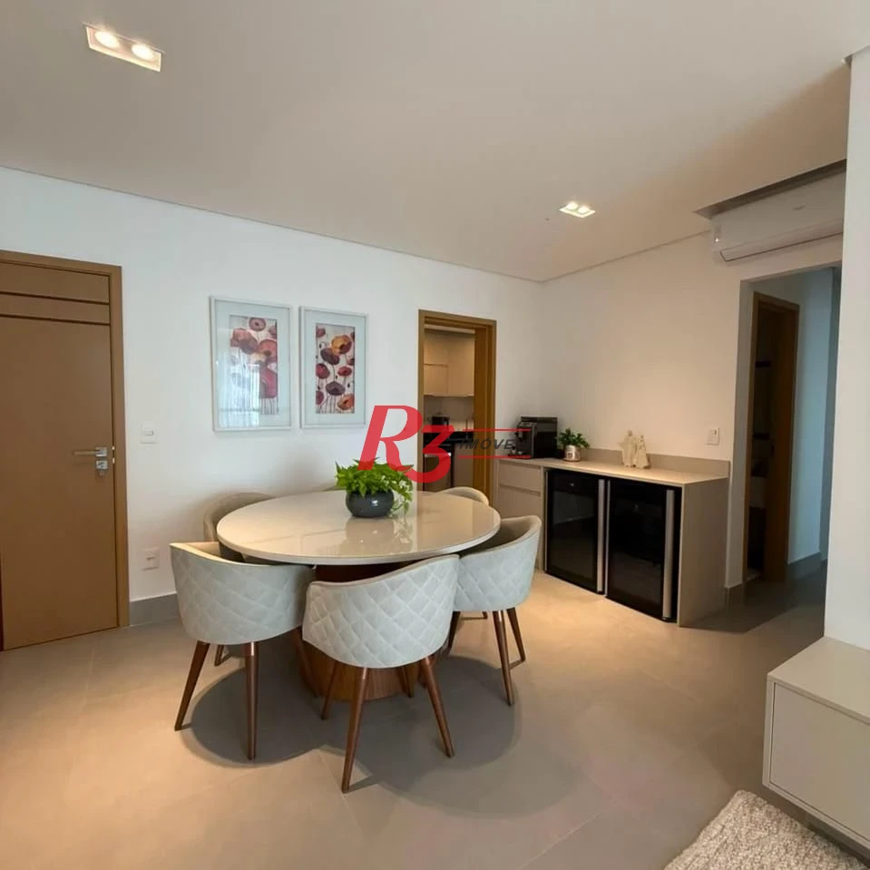 Apartamento com 3 dormitórios à venda, 133 m² por R$ 1.950.000,00 - Aparecida - Santos/SP