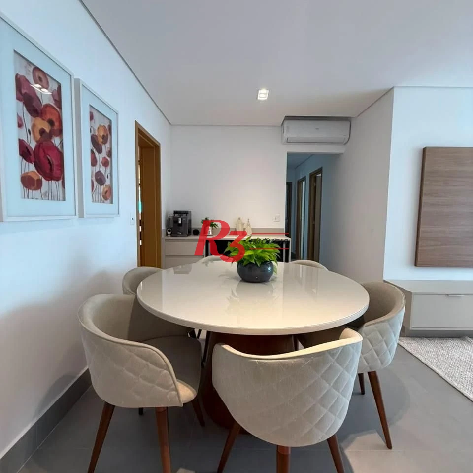Apartamento com 3 dormitórios à venda, 133 m² por R$ 1.950.000,00 - Aparecida - Santos/SP
