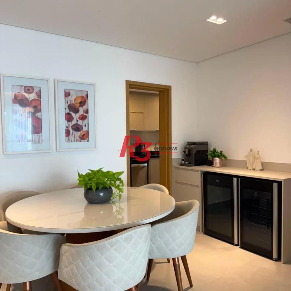 Apartamento com 3 dormitórios à venda, 133 m² por R$ 1.950.000,00 - Aparecida - Santos/SP