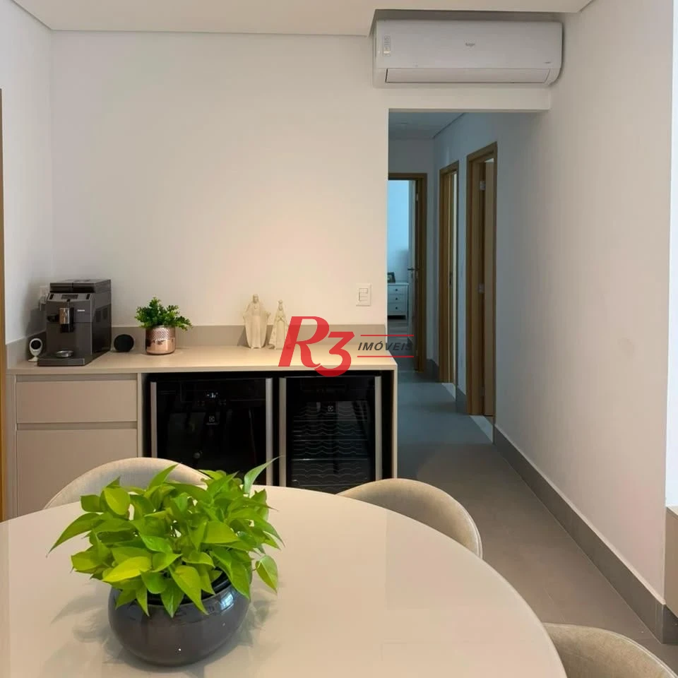 Apartamento com 3 dormitórios à venda, 133 m² por R$ 1.950.000,00 - Aparecida - Santos/SP