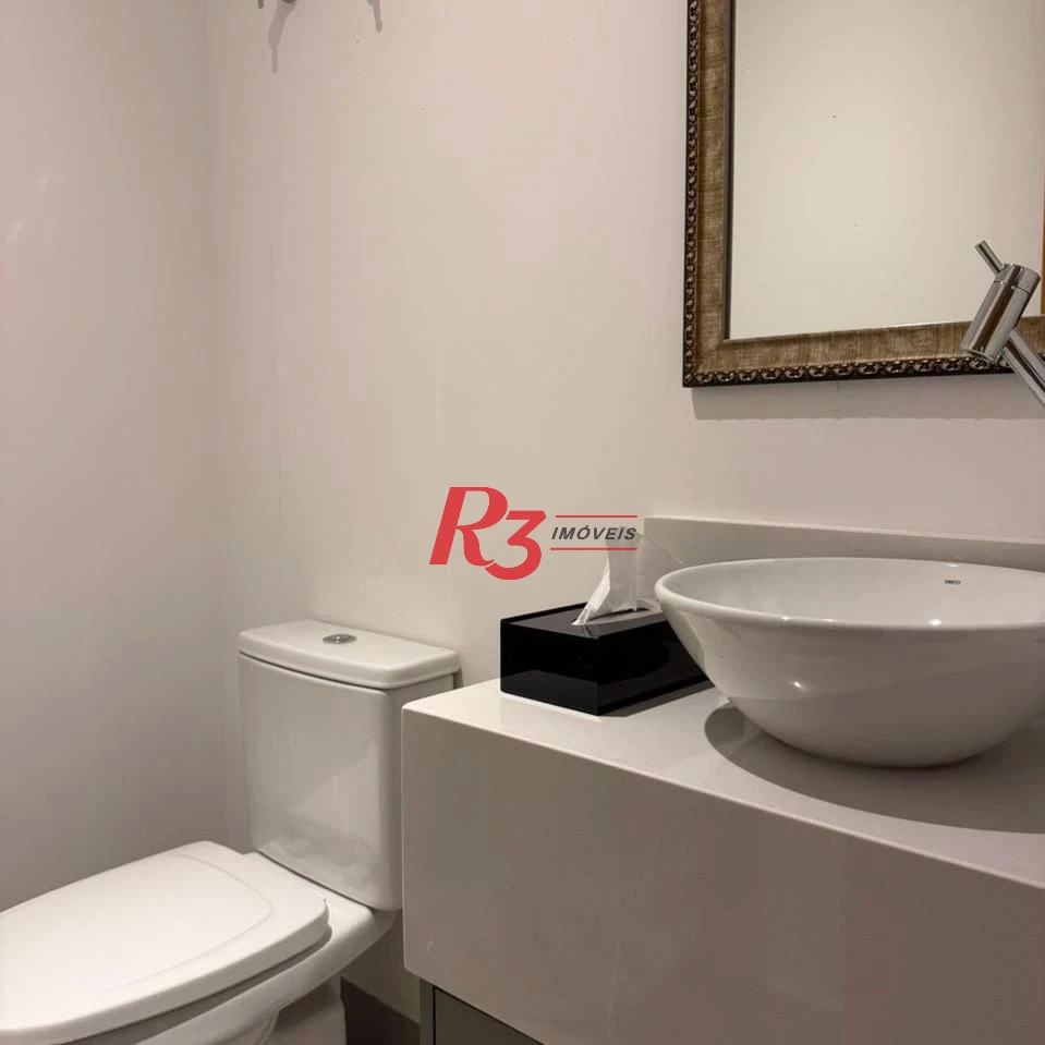 Apartamento com 3 dormitórios à venda, 133 m² por R$ 1.950.000,00 - Aparecida - Santos/SP