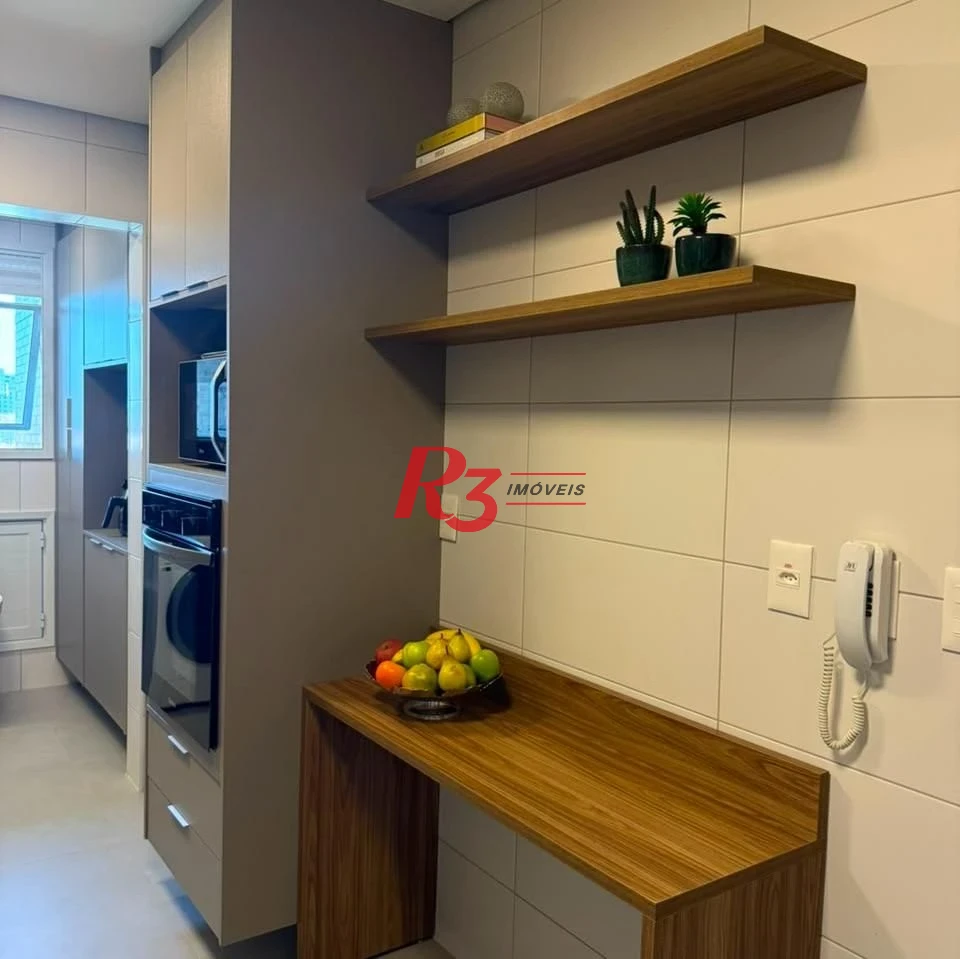 Apartamento com 3 dormitórios à venda, 133 m² por R$ 1.950.000,00 - Aparecida - Santos/SP