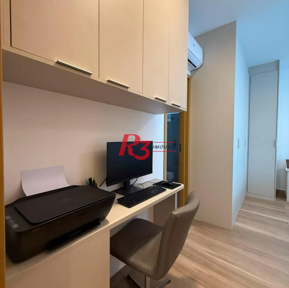 Apartamento com 3 dormitórios à venda, 133 m² por R$ 1.950.000,00 - Aparecida - Santos/SP