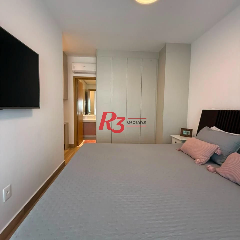 Apartamento com 3 dormitórios à venda, 133 m² por R$ 1.950.000,00 - Aparecida - Santos/SP