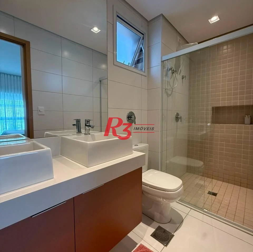 Apartamento com 3 dormitórios à venda, 133 m² por R$ 1.950.000,00 - Aparecida - Santos/SP