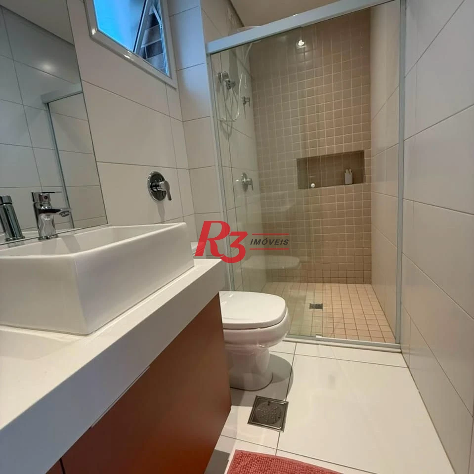Apartamento com 3 dormitórios à venda, 133 m² por R$ 1.950.000,00 - Aparecida - Santos/SP