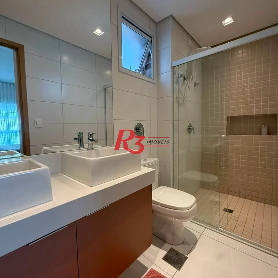 Apartamento com 3 dormitórios à venda, 133 m² por R$ 1.950.000,00 - Aparecida - Santos/SP
