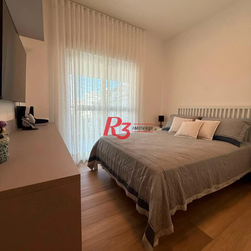 Apartamento com 3 dormitórios à venda, 133 m² por R$ 1.950.000,00 - Aparecida - Santos/SP