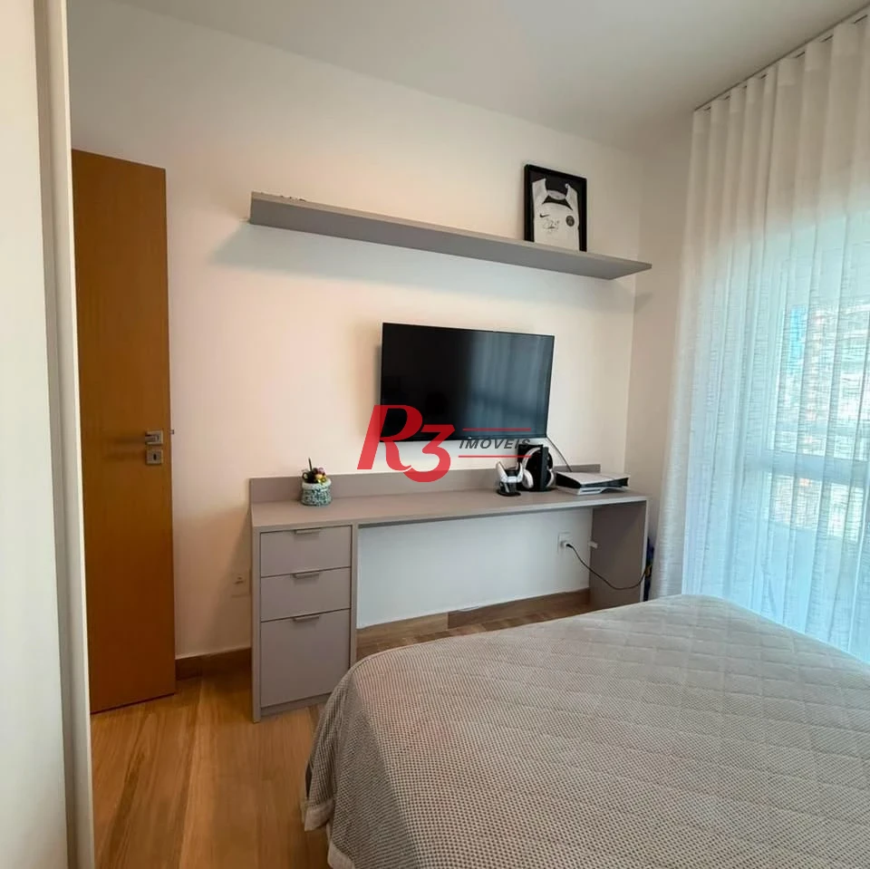 Apartamento com 3 dormitórios à venda, 133 m² por R$ 1.950.000,00 - Aparecida - Santos/SP
