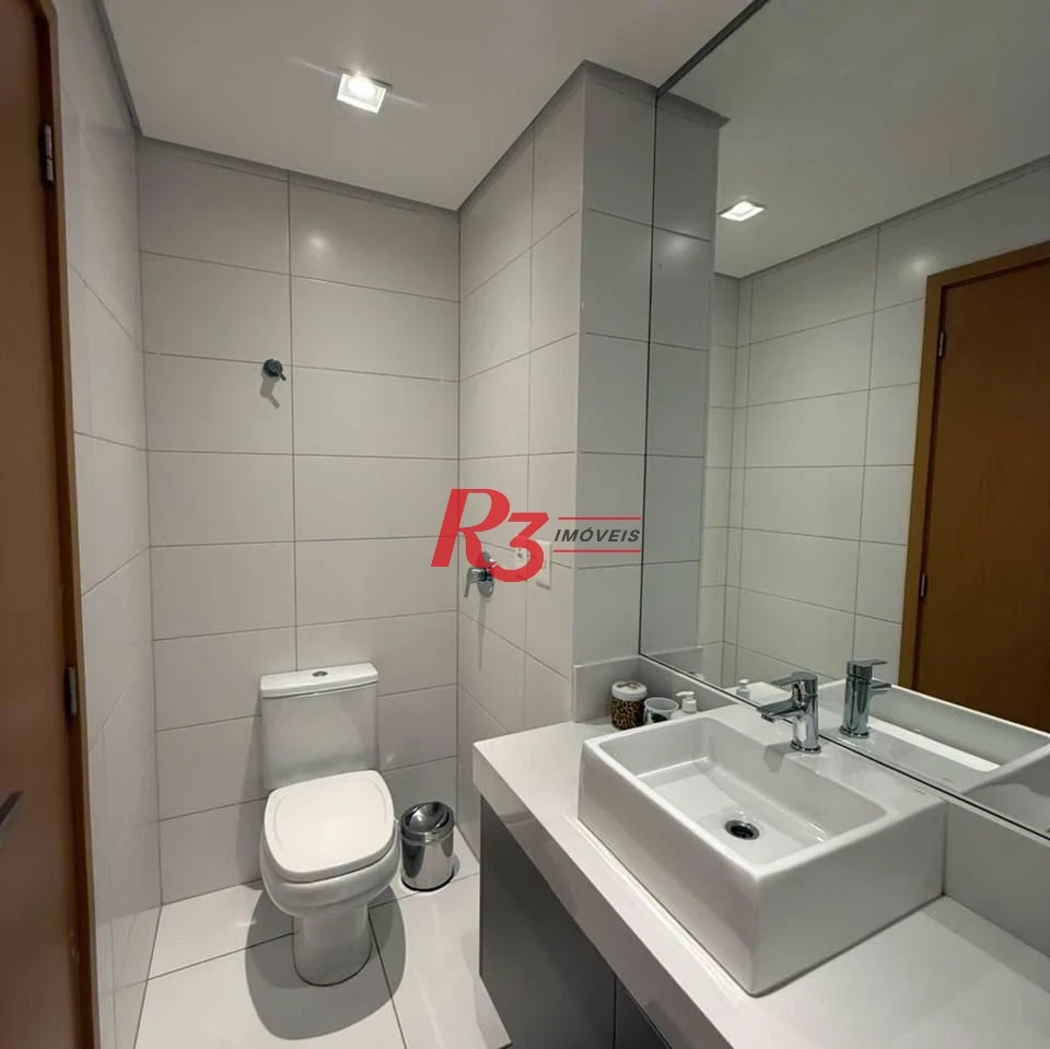 Apartamento com 3 dormitórios à venda, 133 m² por R$ 1.950.000,00 - Aparecida - Santos/SP