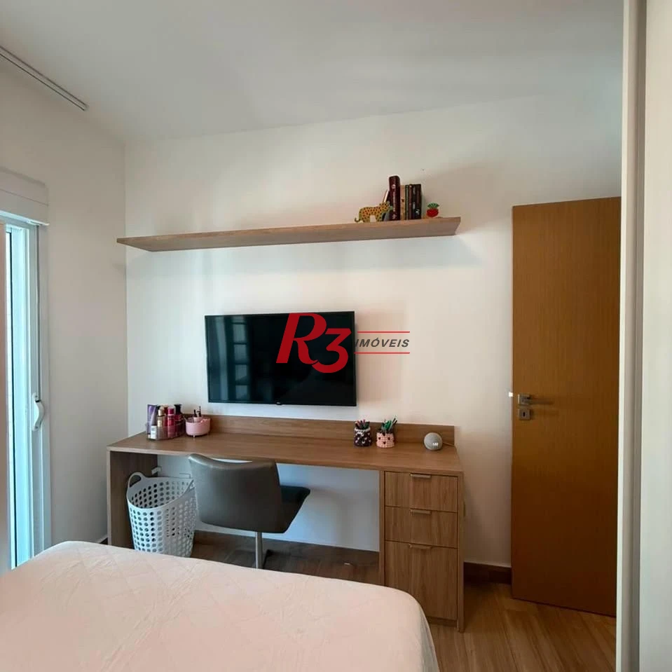 Apartamento com 3 dormitórios à venda, 133 m² por R$ 1.950.000,00 - Aparecida - Santos/SP