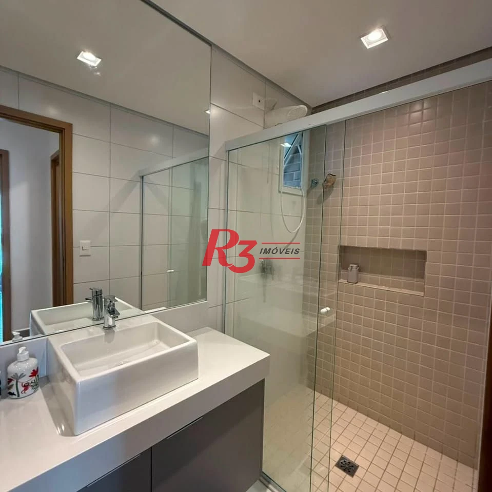 Apartamento com 3 dormitórios à venda, 133 m² por R$ 1.950.000,00 - Aparecida - Santos/SP