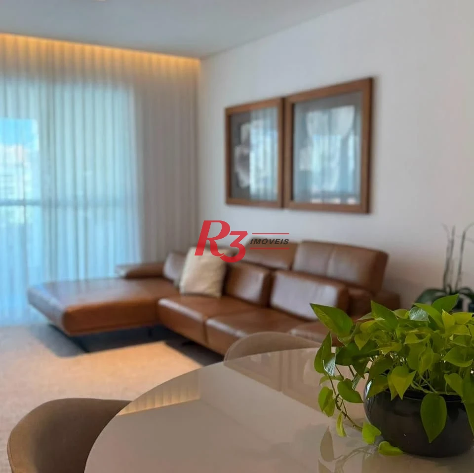 Apartamento com 3 dormitórios à venda, 133 m² por R$ 1.950.000,00 - Aparecida - Santos/SP