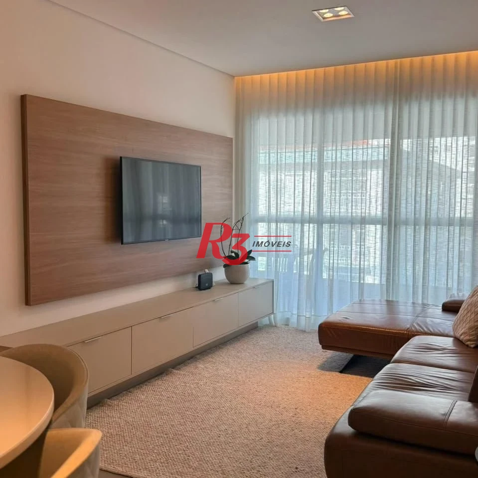 Apartamento com 3 dormitórios à venda, 133 m² por R$ 1.950.000,00 - Aparecida - Santos/SP