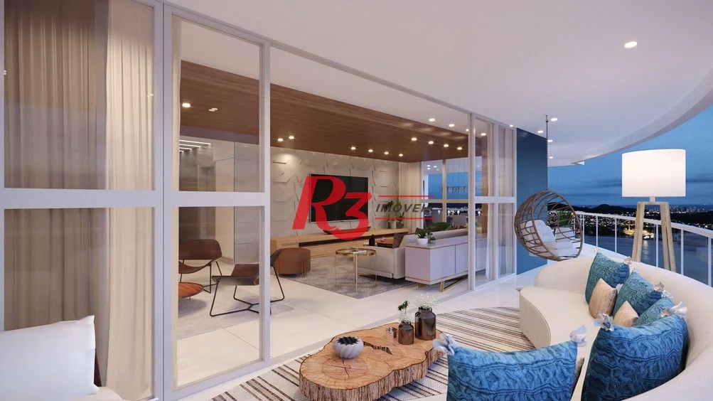 Apartamento com 4 dormitórios à venda, 290 m² por R$ 6.500.000,00 - Ponta da Praia - Santos/SP