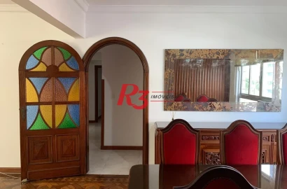 Apartamento com 3 dormitórios, 190 m² - venda por R$ 1.600.000,00 ou aluguel por R$ 7.000,02/mês - Boqueirão - Santos/SP