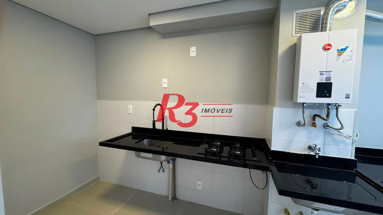 Apartamento com 2 dormitórios para alugar, 42 m² por R$ 3.595,00/mês - Jabaquara - Santos/SP