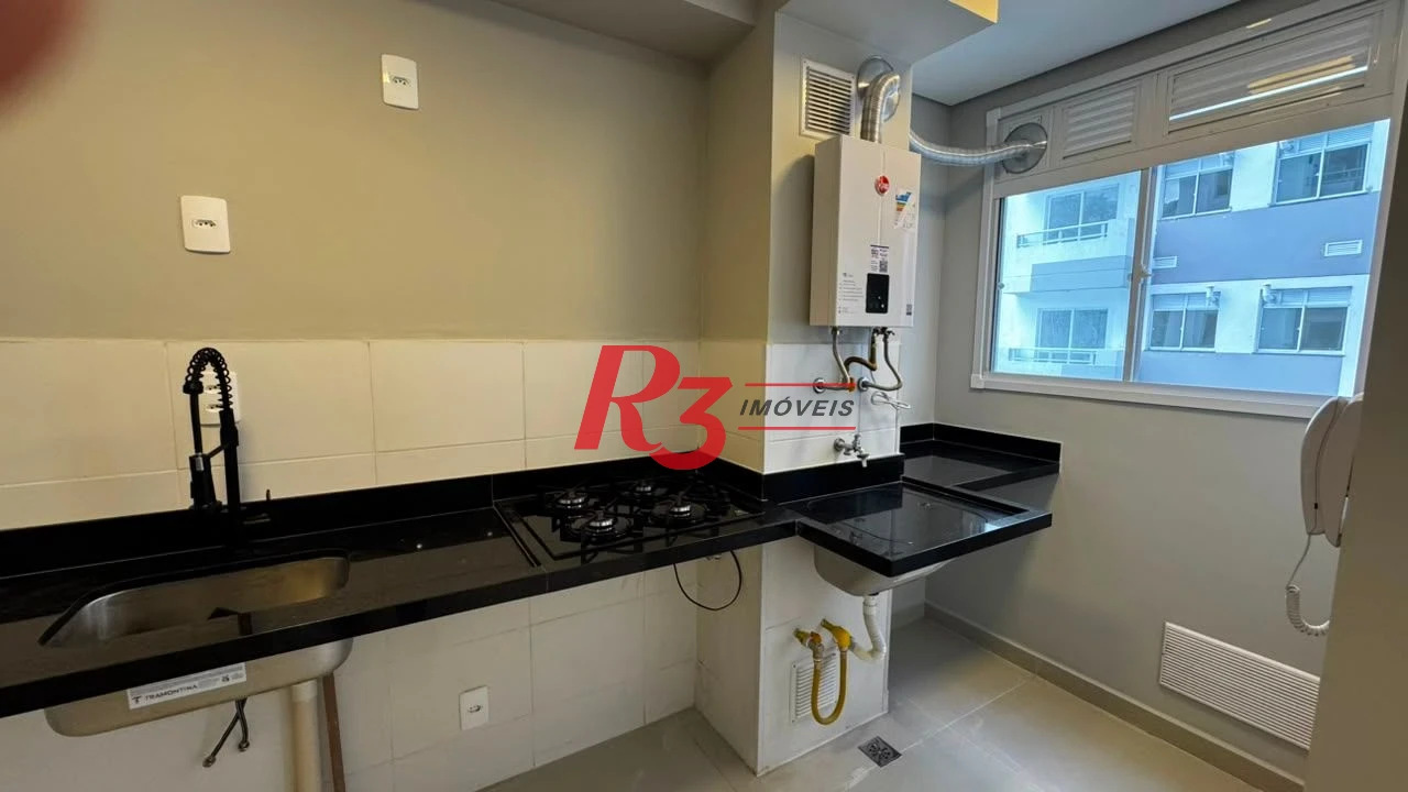 Apartamento com 2 dormitórios para alugar, 42 m² por R$ 3.595,00/mês - Jabaquara - Santos/SP