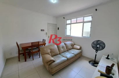 Apartamento com 2 dormitórios à venda, 60 m² por R$ 330.000,00 - Marapé - Santos/SP