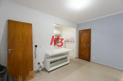 Apartamento com 2 dormitórios para alugar, 74 m² por R$ 3.000,02/mês - Campo Grande - Santos/SP