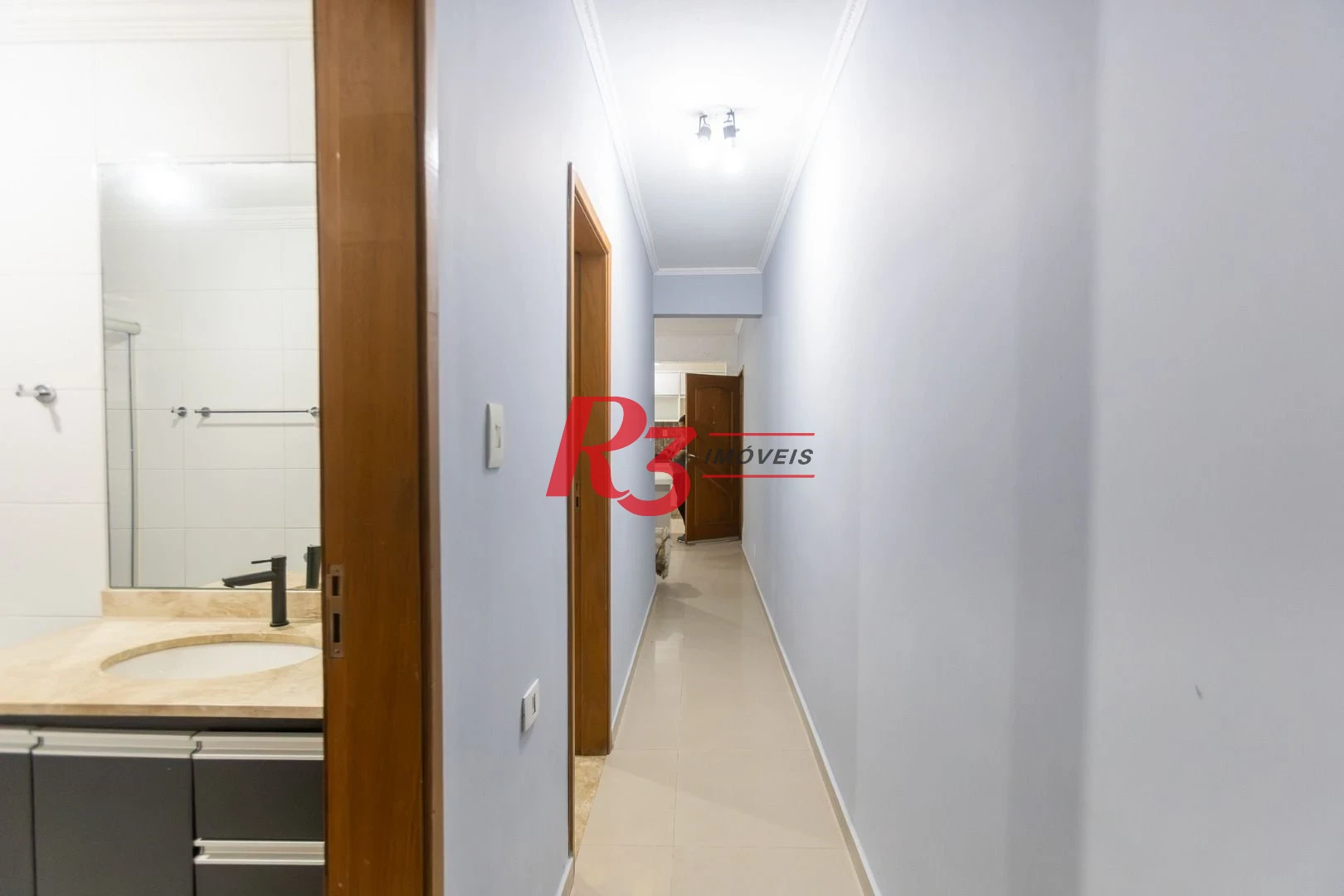 Apartamento com 2 dormitórios para alugar, 74 m² por R$ 3.000,02/mês - Campo Grande - Santos/SP