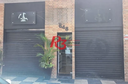 Loja para alugar, 90 m² por R$ 6.100,01/mês - Marapé - Santos/SP