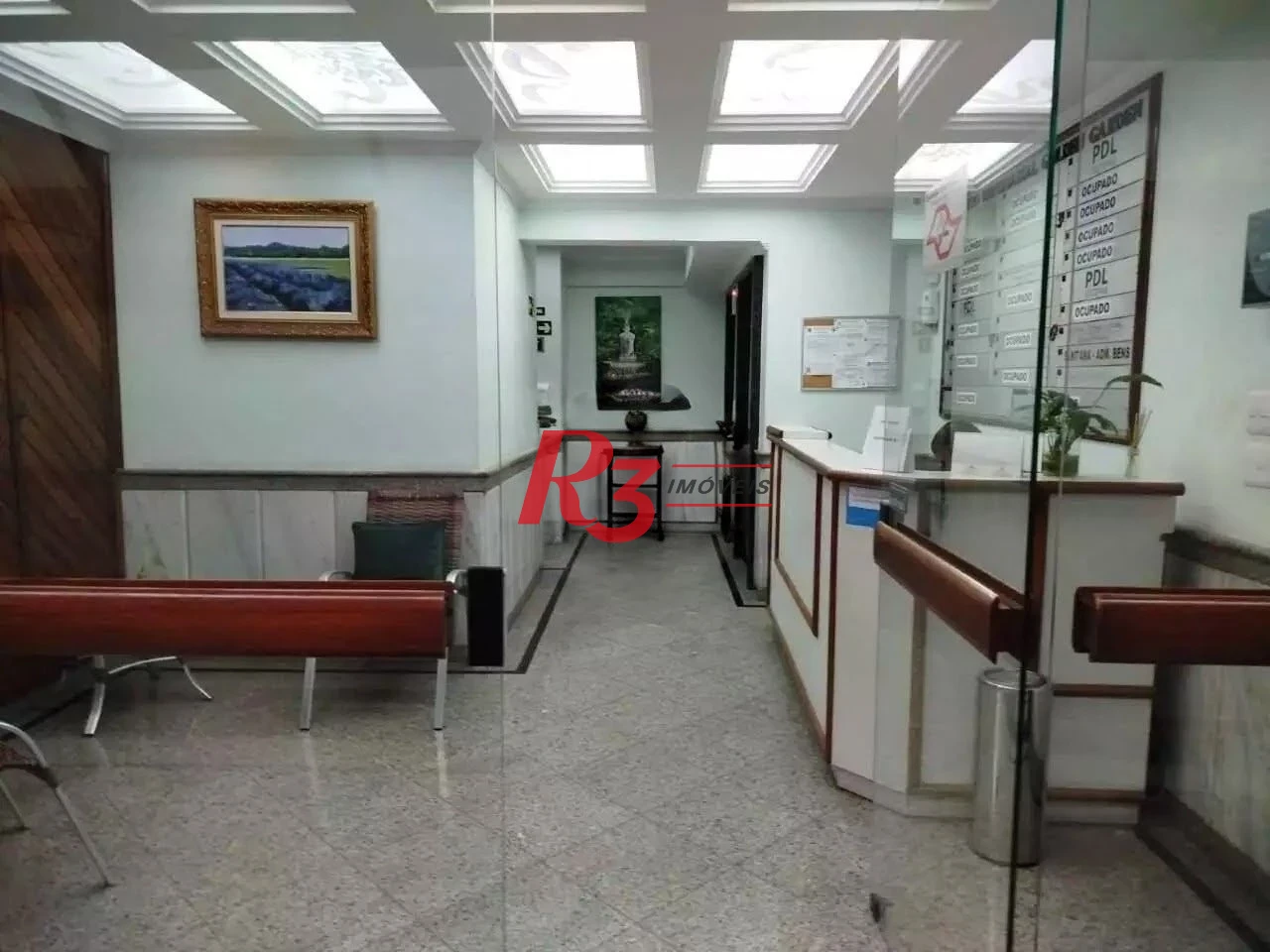 Sala para alugar, 35 m² por R$ 3.000,00/mês - Aparecida - Santos/SP
