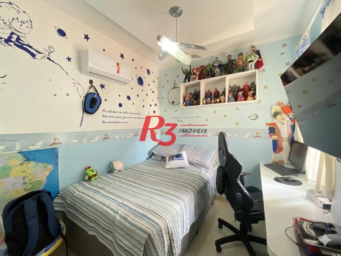 Apartamento com 4 dormitórios à venda, 131 m² por R$ 1.500.000,00 - Marapé - Santos/SP