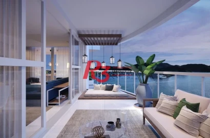 Apartamento com 3 dormitórios à venda, 227 m² por R$ 6.200.000,00 - Ponta da Praia - Santos/SP