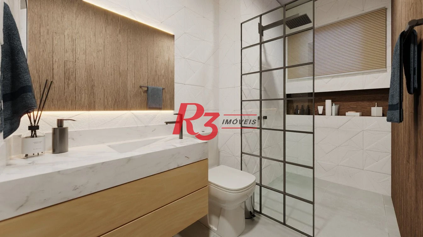Apartamento com 3 dormitórios à venda, 227 m² por R$ 6.200.000,00 - Ponta da Praia - Santos/SP