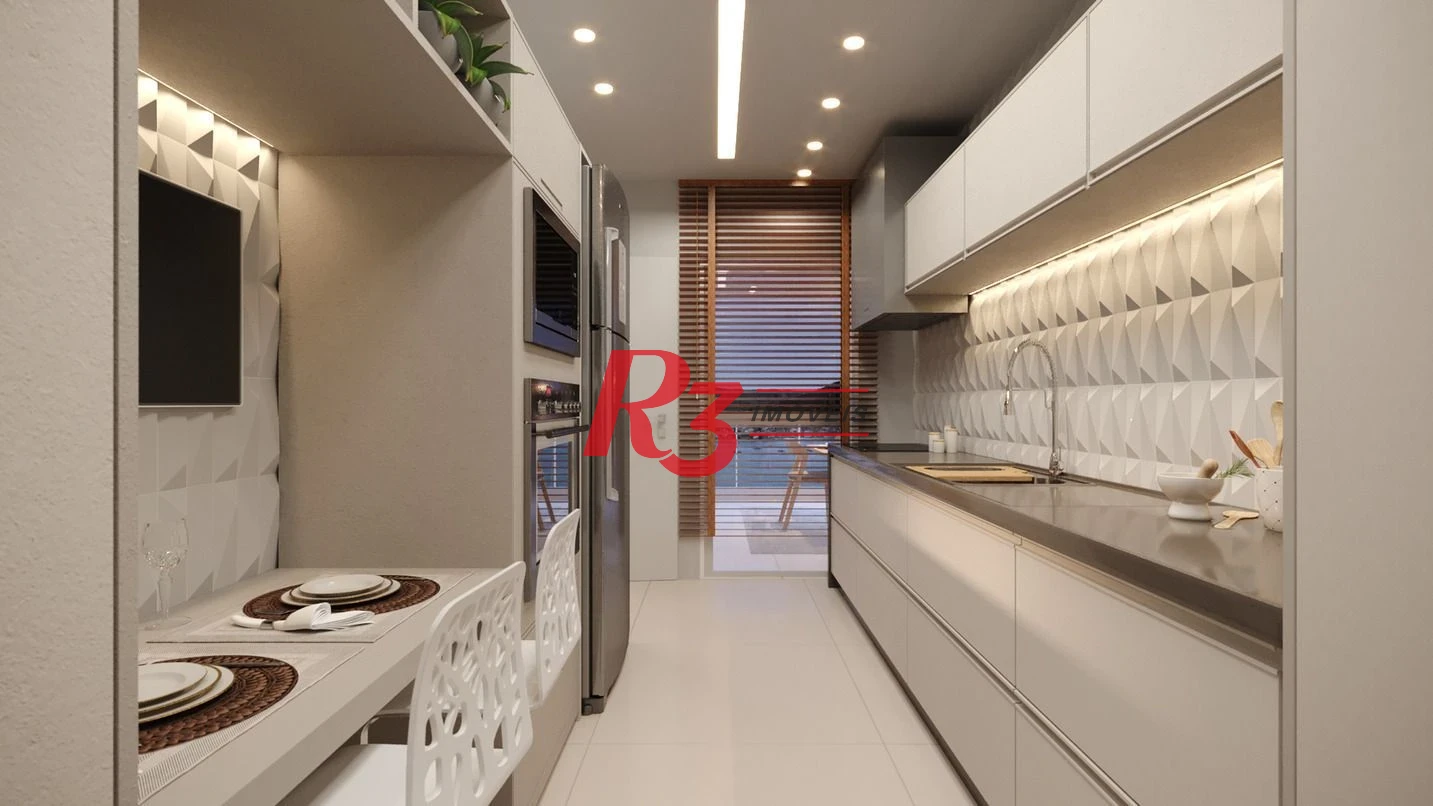 Apartamento com 3 dormitórios à venda, 227 m² por R$ 6.200.000,00 - Ponta da Praia - Santos/SP