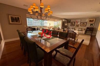 Apartamento com 4 dormitórios à venda, 212 m² por R$ 3.600.000,00 - Vila Rica - Santos/SP