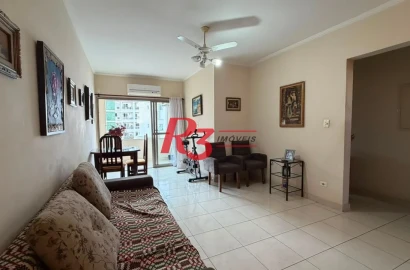 Apartamento com 2 dormitórios à venda, 88 m² por R$ 550.000,00 - Marapé - Santos/SP