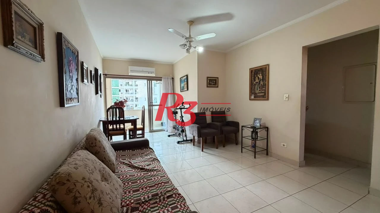 Apartamento com 2 dormitórios à venda, 88 m² por R$ 550.000,00 - Marapé - Santos/SP
