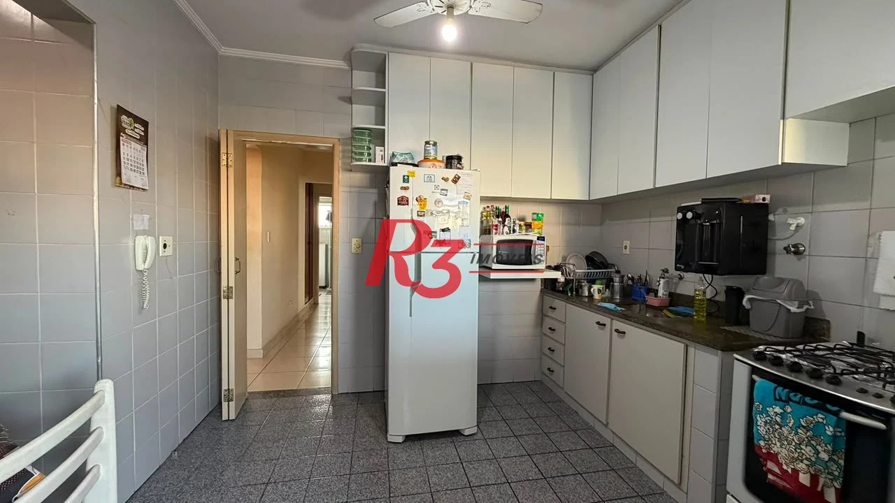 Apartamento com 2 dormitórios à venda, 88 m² por R$ 550.000,00 - Marapé - Santos/SP