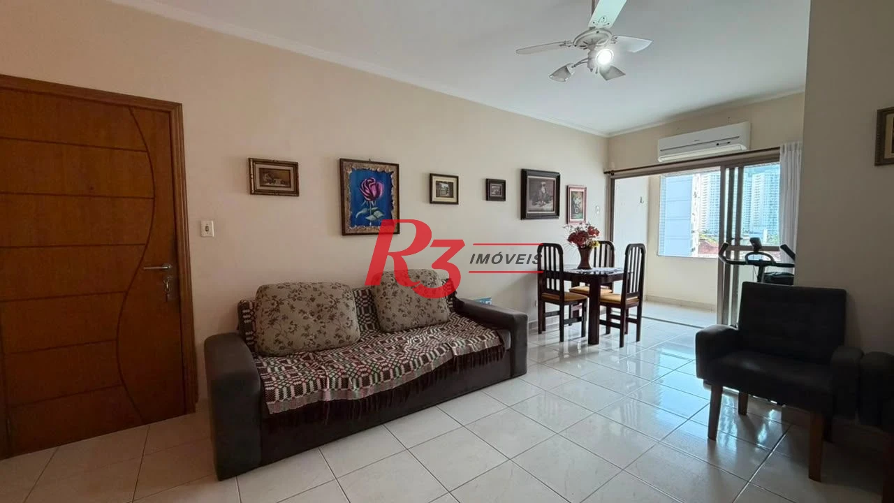 Apartamento com 2 dormitórios à venda, 88 m² por R$ 550.000,00 - Marapé - Santos/SP