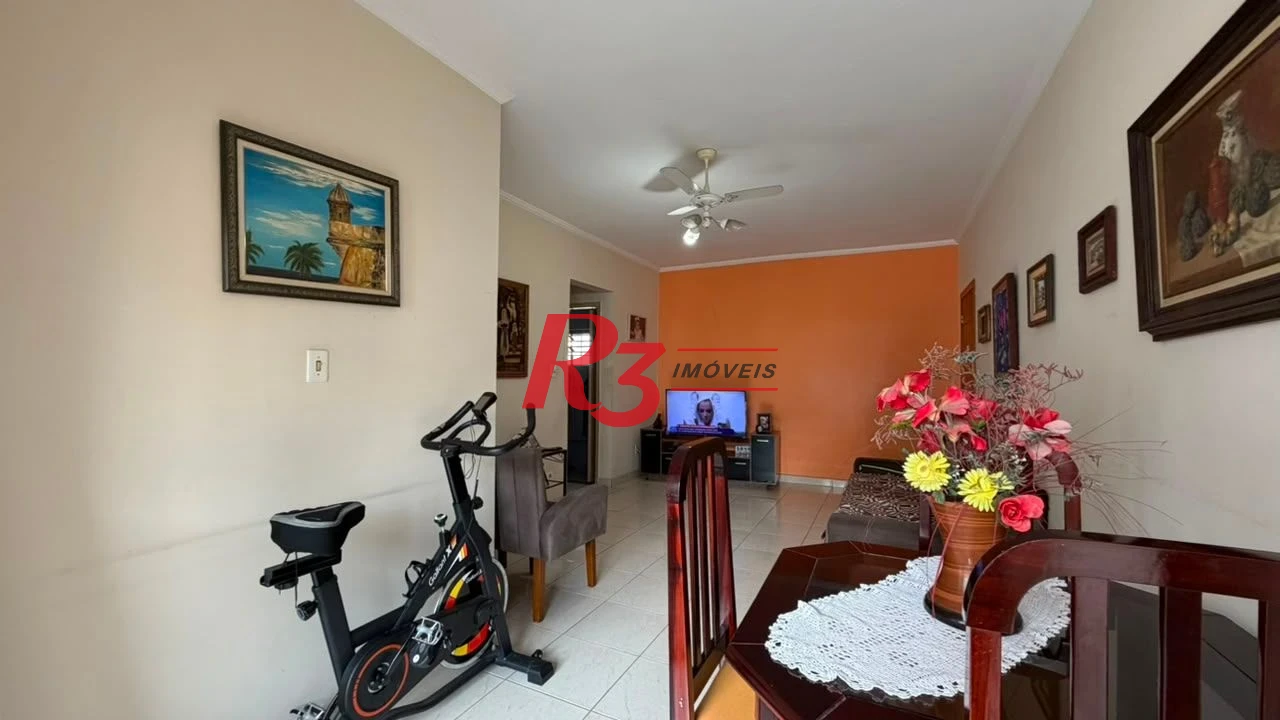 Apartamento com 2 dormitórios à venda, 88 m² por R$ 550.000,00 - Marapé - Santos/SP
